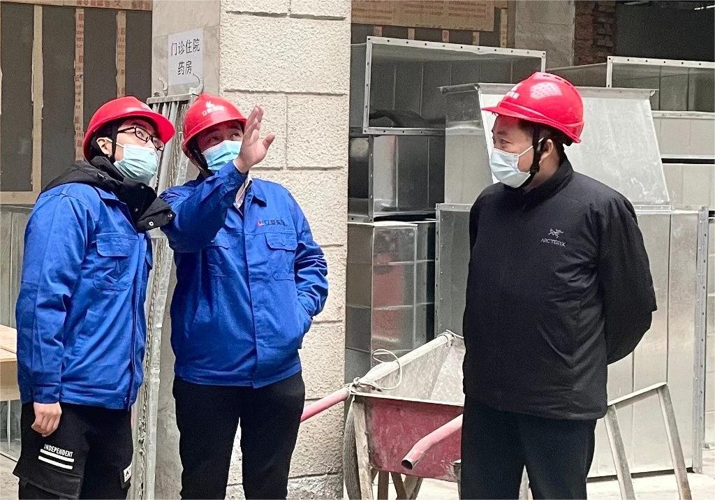 一手抓防疫，一手抓生產(chǎn)！立豪集團董事長赴陜藥集團山海丹醫(yī)院項目督導(dǎo)檢查